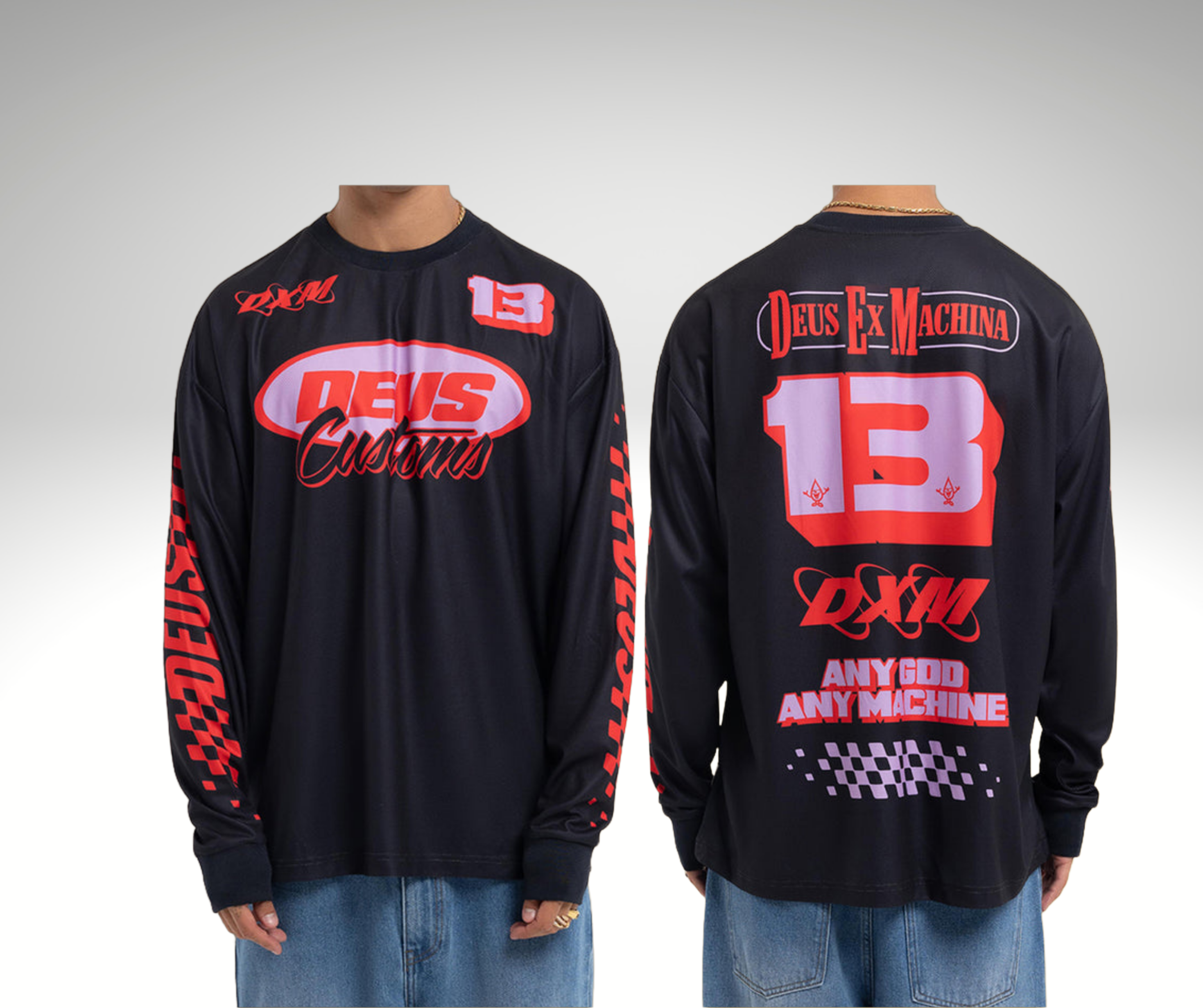Deus Ex Machina Test Tube Moto Jersey Limited Edition