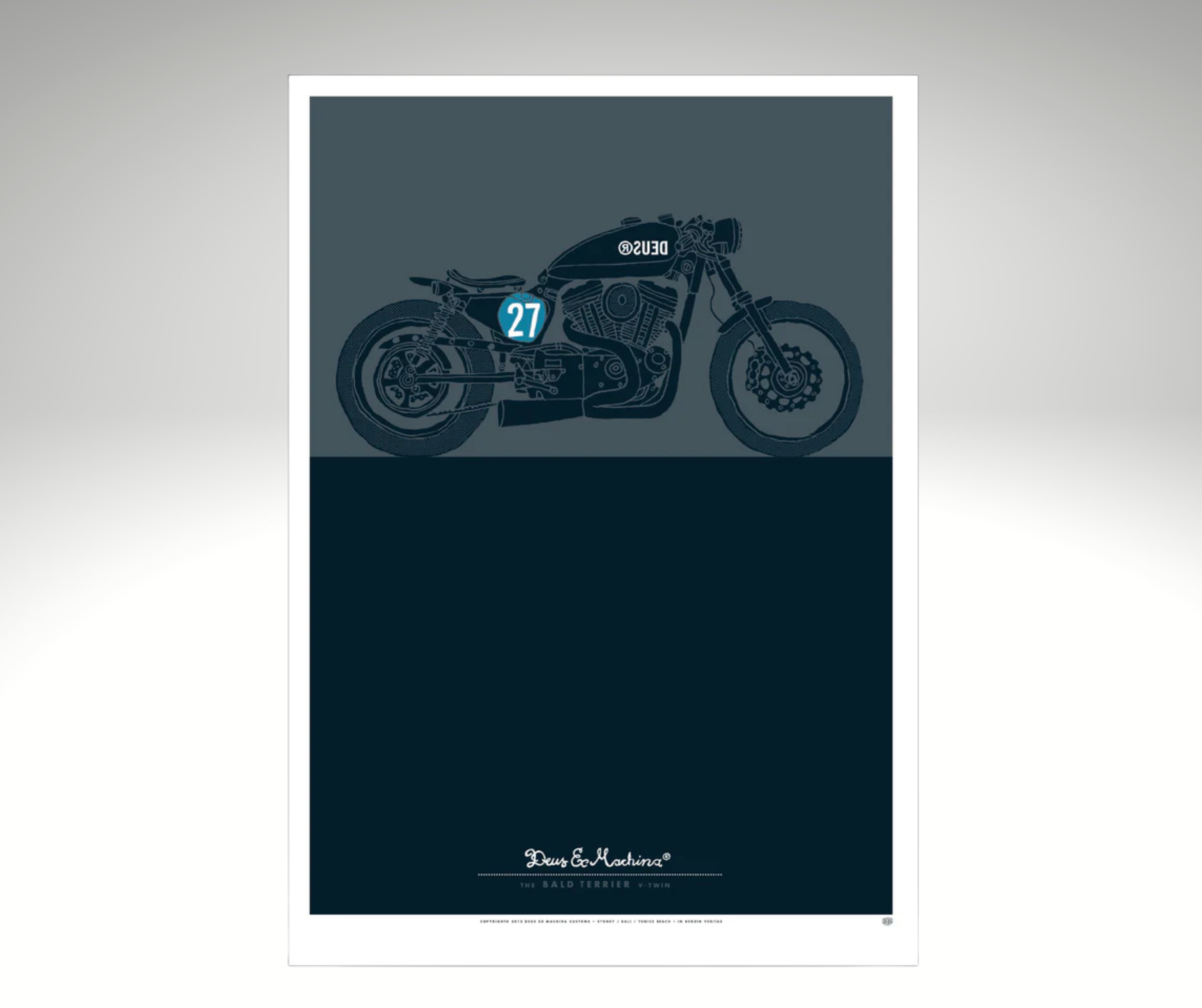 Deus Ex Machina Bald Terrier Poster