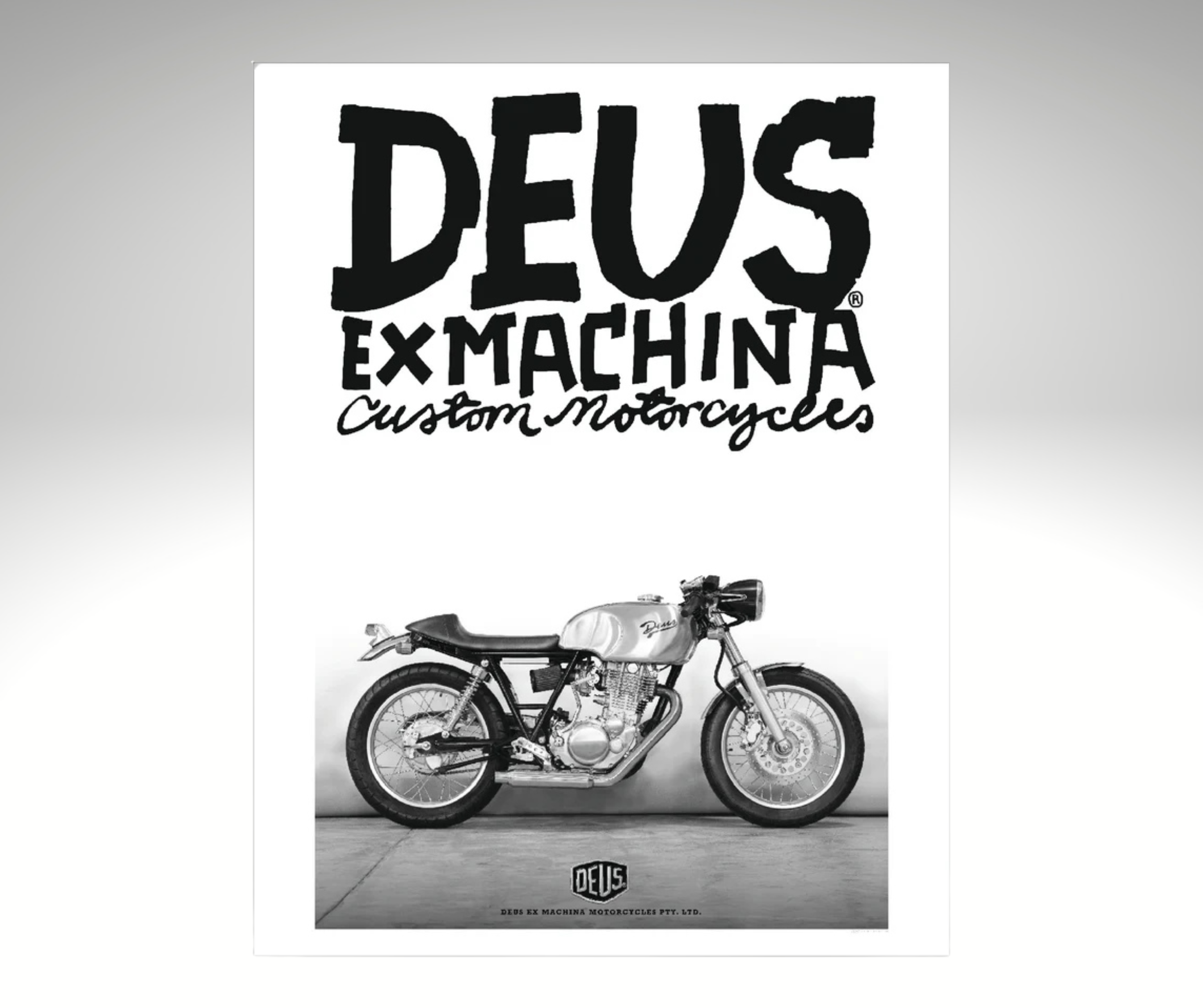 Deus Ex Machina Goldstar SR400 Poster
