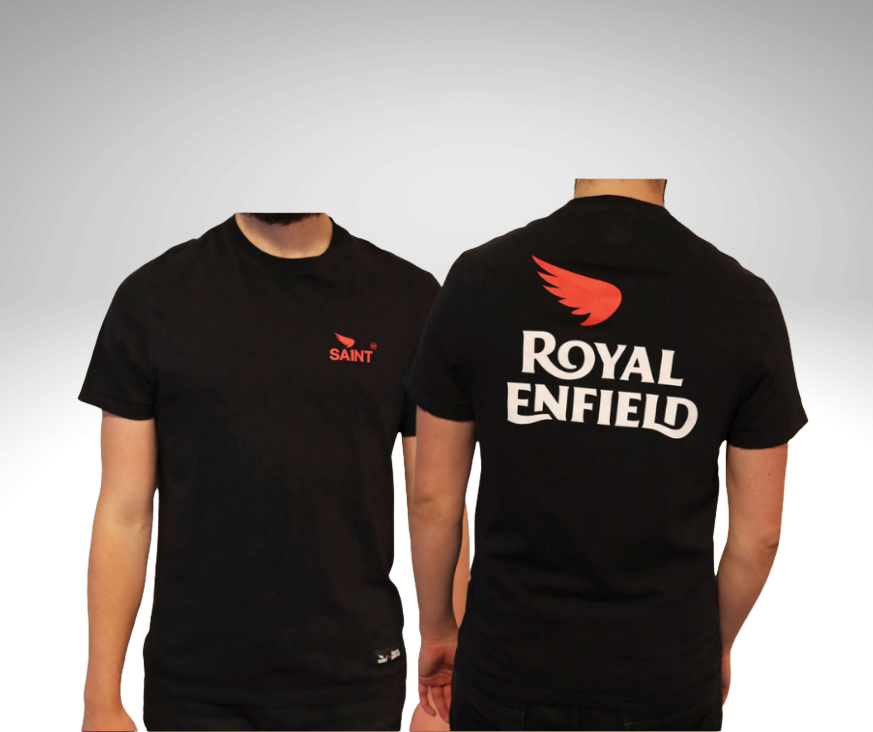 Sa1nt X Royal Enfield Collab Logo Tee Exclusive