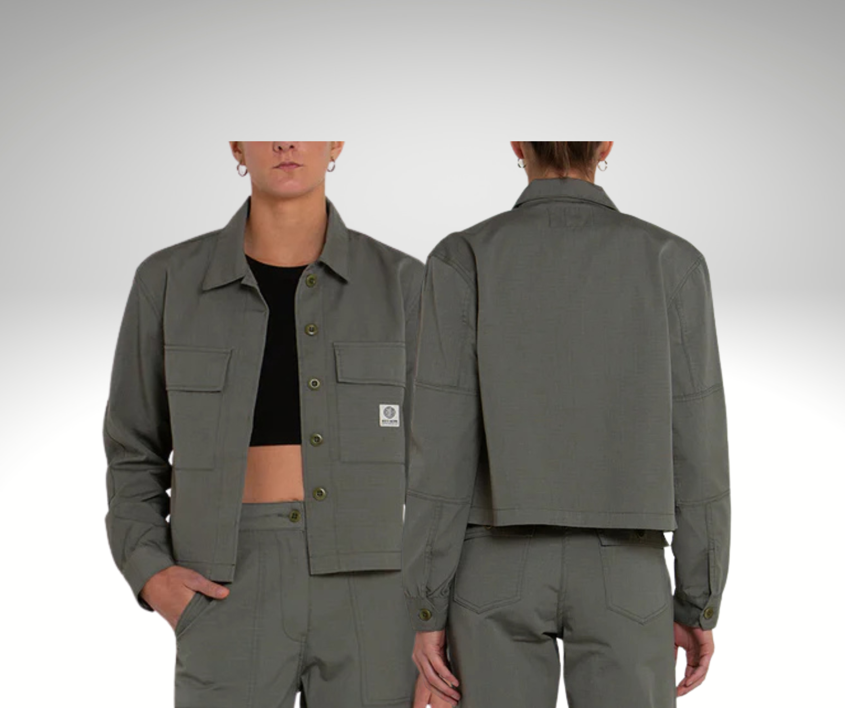 Deus Ex Machina Cropped BDU Shirt (Womens)